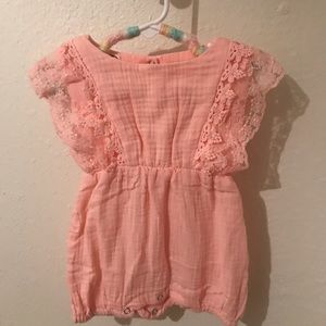 NWOT Baby girl romper